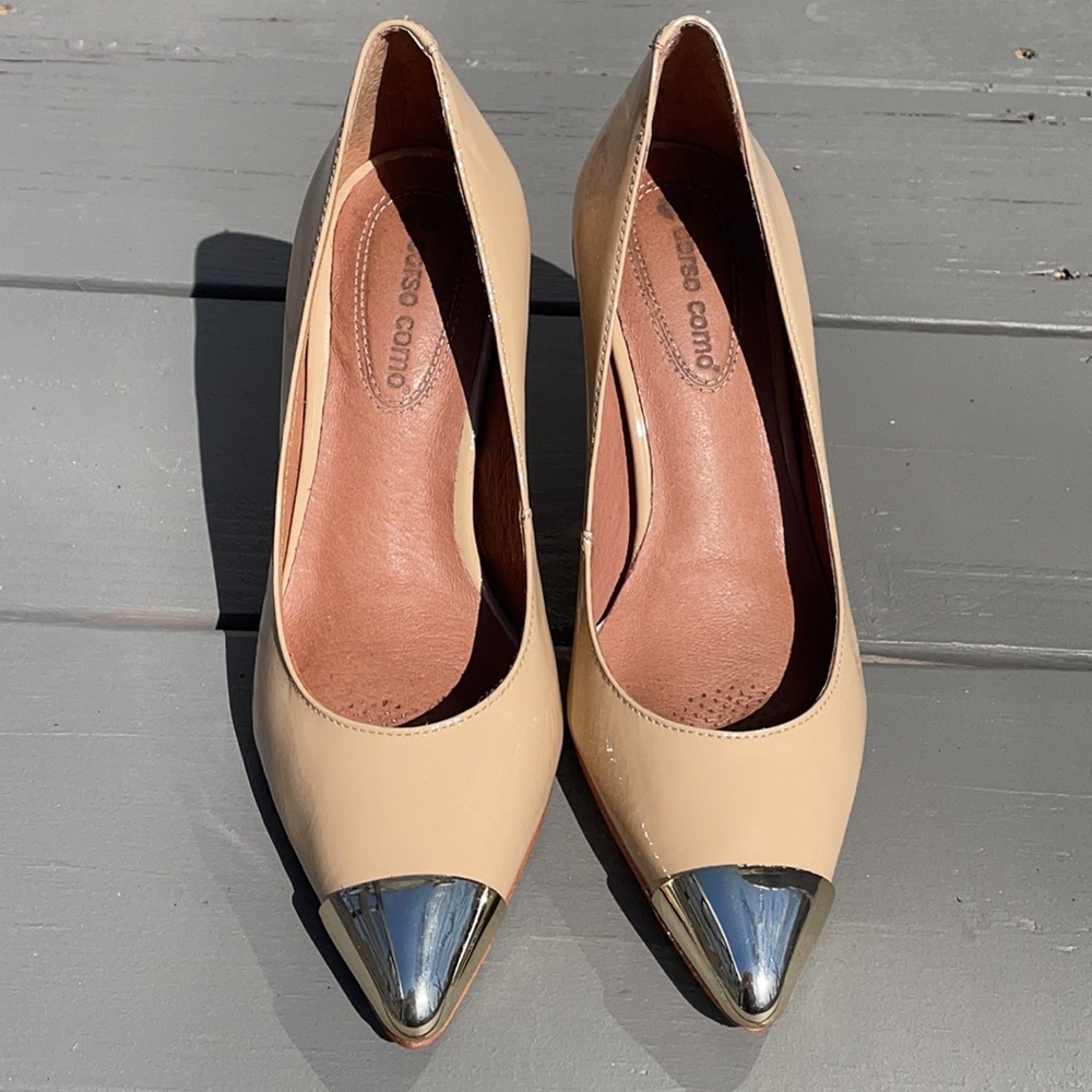 Corso como beige heels. Made in Brazil.Size 5,5. - Picture 13 of 16